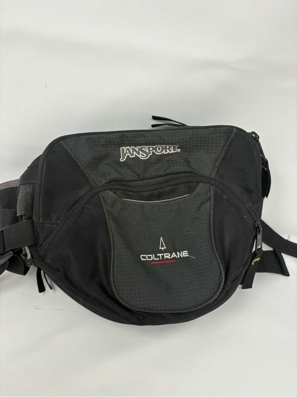 vintage Jan Sport Coltrane Body Bag Waist Bag Logo Embroidery Black